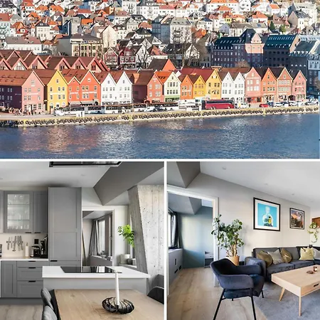 Nordnes - Amazing View Of Bryggen! Apartment Bergen Exterior photo